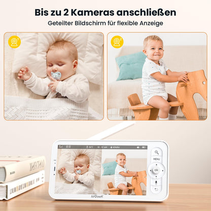 ieGeek Baby1T 2K Babyphone mit Kamera und 5-Zoll-Monitor