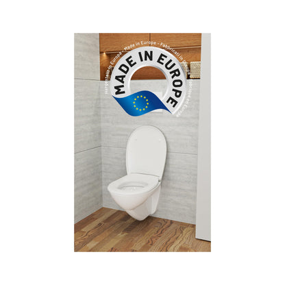 LUVETT C100 WC-Sitz – Absenkautomatik universell oval weiss