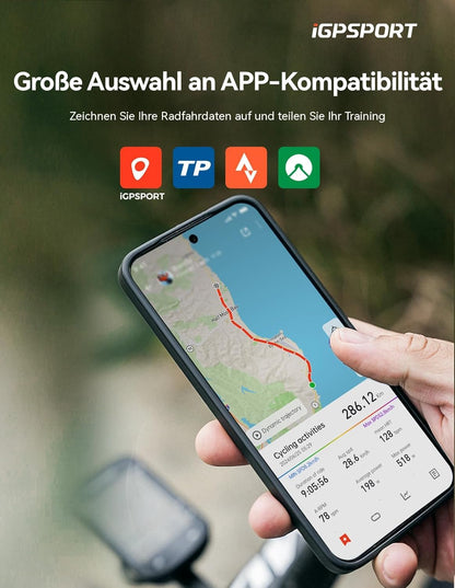 iGPSPORT BSC200S GPS-Fahrradcomputer kabellos mit Routennavigation