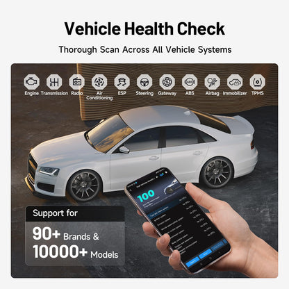 TOPDON CarPal-B OBD2 Diagnosegerät Bluetooth für iOS und Android
