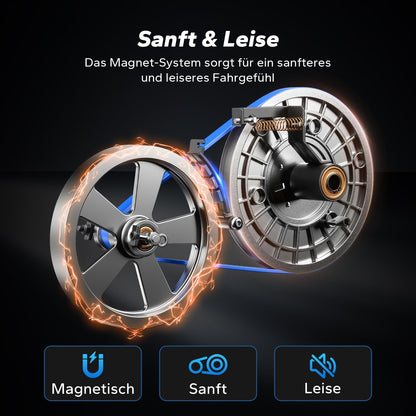 MERACH Klappbares Heimtrainer Fitnessbike – Ergometer Zuhause