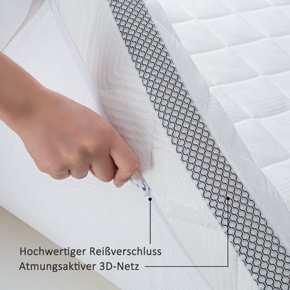 BedStory Gel Topper Matratzentopper - 180x200cm H3/H4