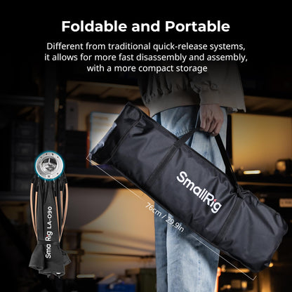 SMALLRIG LA-O90 Parabolic Softbox 90 cm, Bowens Mount, Quick Release