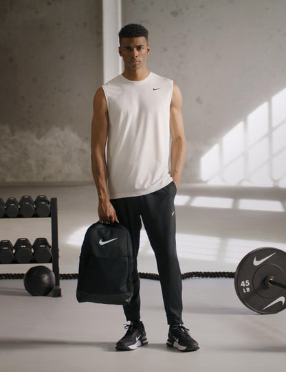 Nike Brasilia 9.5 Sportrucksack DH7709 Schwarz/Weiss, 24 L, Unisex
