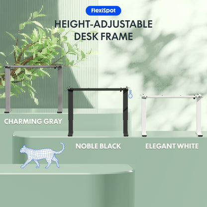 FlexiSpot Höhenverstellbares Schreibtisch Gestell - Schwarz