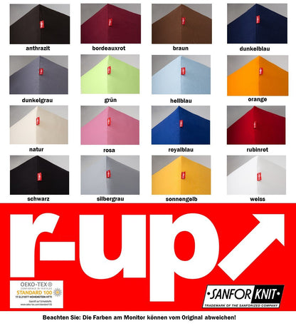 r-up Beste Spannbettlaken 180x200-200x220 cm Jersey weiss
