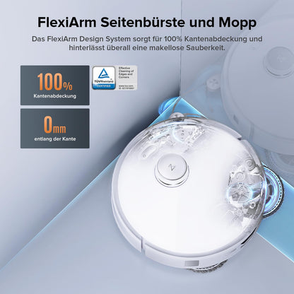 roborock Qrevo Edge S5A Saugroboter mit Wischfunktion, Weiss