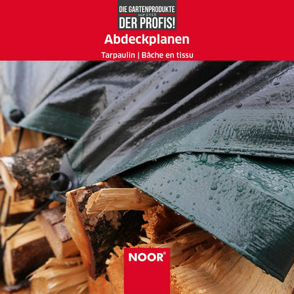NOOR Abdeckplane SUPER Allzweckplane - Weiss 5x8m 200g/m²