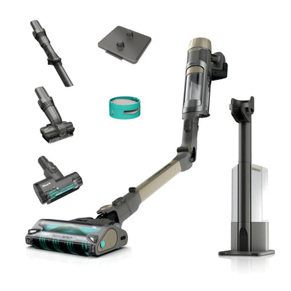 Shark PowerDetect Clean & Empty Akku-Staubsauger mit Absaugstation, kabellos, mit LED-Licht und Tierhaar-Aufsatz