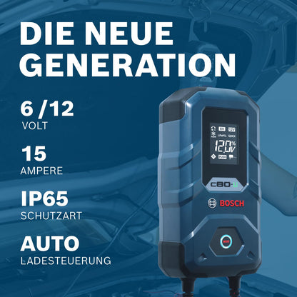 Bosch C80-Li Batterieladegerät 15A - 6V/12V & Lithium (LiFePO4)