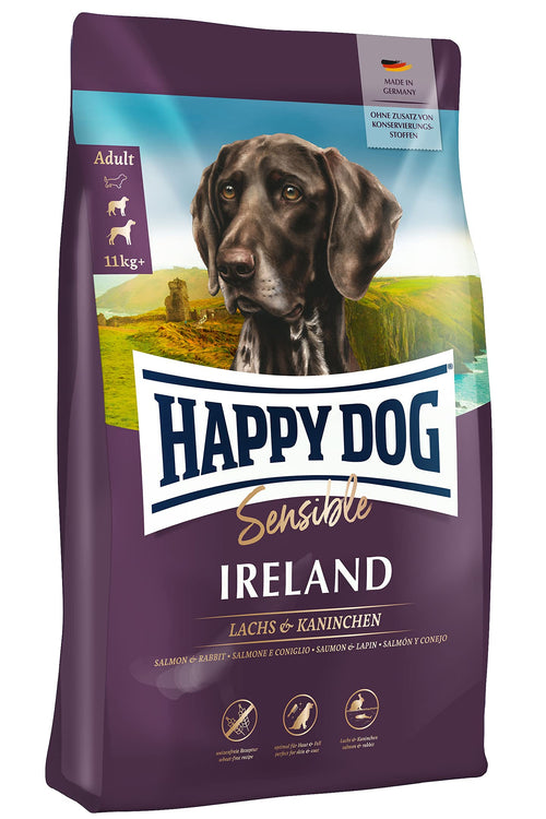 Happy Dog Sensible Ireland M Trockenfutter – Lachs, Kaninchen 12.5kg