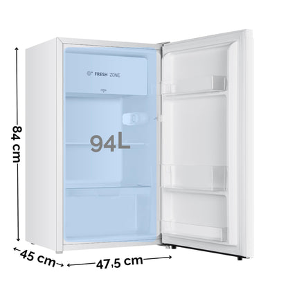 YUNA SINAIDA E Vollraumkühlschrank - Weiss 94L, 84cm