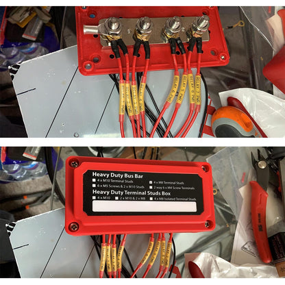 Gloaso Sammelschiene DC Busbar 300A – 4x M8 Stromverteiler
