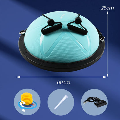DH FitLife Balance Ball Yoga Gleichgewichtstrainer - Blau Φ60cm