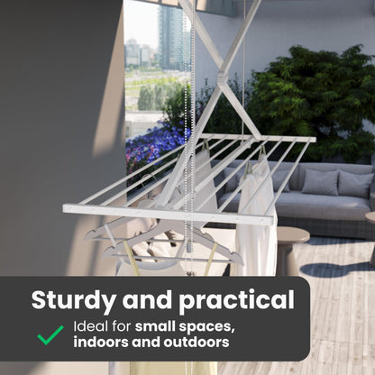 Foxydry Mini Deckenwäscheständer – Vertikal, 152 cm