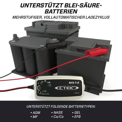 CTEK MXS 7.0 Batterieladegerät – 12V Profi für grosse Batterien