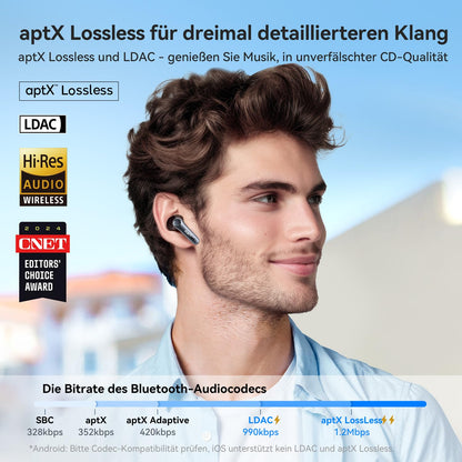 EarFun Air Pro 4 Bluetooth Kopfhörer mit adaptivem Noise Cancelling