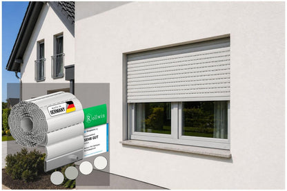 Rollwin PVC-Rolladenpanzer nach Mass mit Hohlkammerlamellen