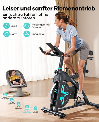 FITGYM Heimtrainer Ergometer 2025 – App, Magnet, Ultraleise