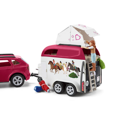 Schleich HORSE CLUB Abenteuer mit Auto und Pferdeanhänger 42535