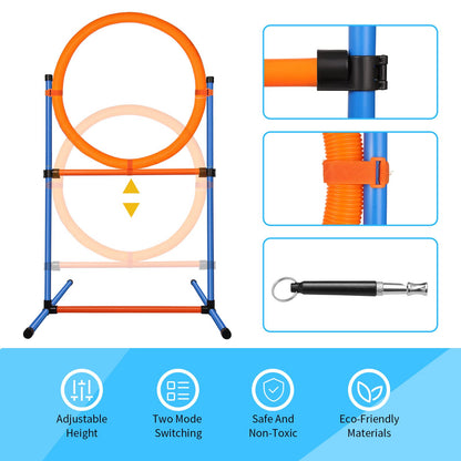 JMMPOO Agility Set Hundetraining – 65-teilige Ausrüstung