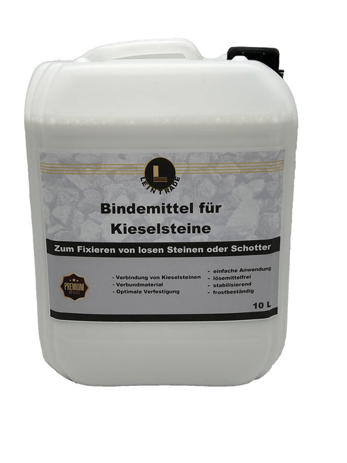 Leintrade Kiesbinder Kiesverfestiger Bindemittel – 10L Kanister