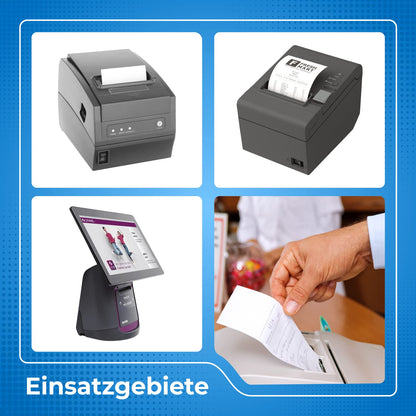 THERMALKING Thermorollen 80x80x12mm – Bonrollen Thermopapier