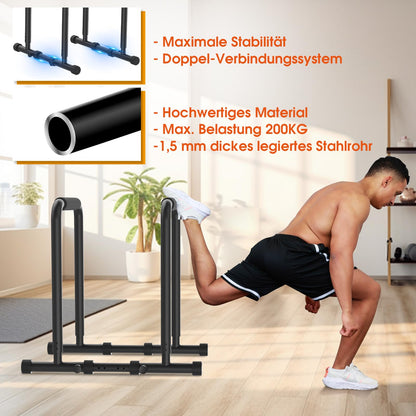 DH FitLife Dip Barren – Kraftstation verstellbar 80-100cm