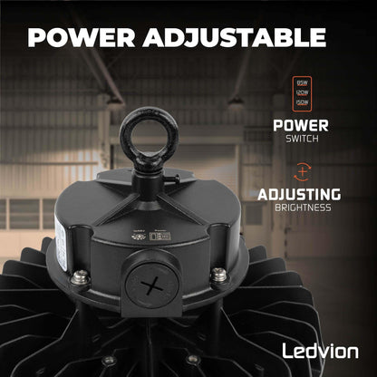 Ledvion LED Hallenstrahler 150W UFO Lampe – Dimmbar 4000K