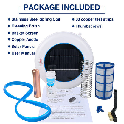 infactory Pool Kupfer-Ionisator Solar - bis 160.000 Liter