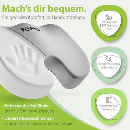 feela.® Orthopädisches Ergonomisches Sitzkissen – 3er Set Medium