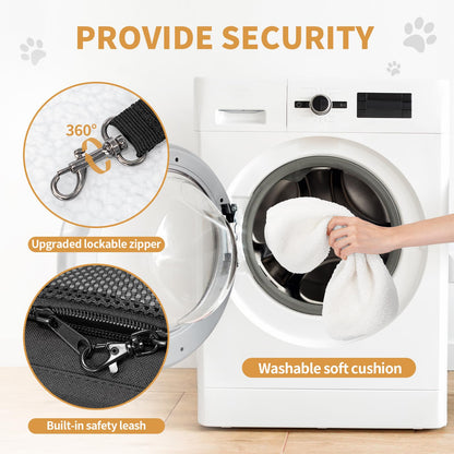 Petsfit Flugzeug Transporttasche Katze Hund - M Schwarz