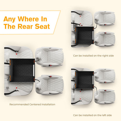 pecute Extra Stabiler Hunde Autositz für grosse Hunde – Schwarz