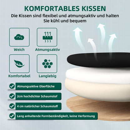 Airchros Ergonomischer Bürostuhl Netzstuhl - Schwarz