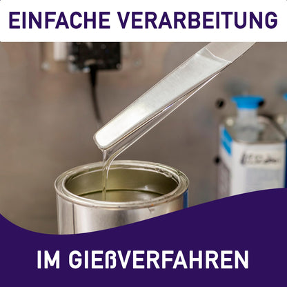 SVM-50 Elektrovergussmasse Epoxidharz - 2500g Silbergrau wasserdicht