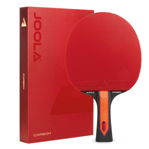 JOOLA RED Carbon Tischtennisschläger mit Magnetbox