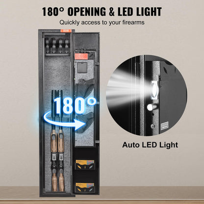VEVOR Langwaffenschrank 3 Langwaffen – Touchscreen-Schloss