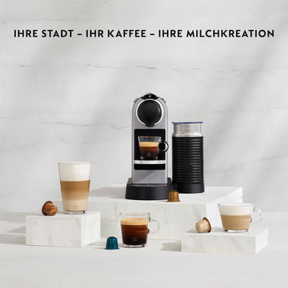 Nespresso Krups XN761B Citiz & Milk Kapselmaschine silber