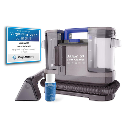 Akitas X7 Waschsauger Polsterreiniger, 600 W, 2-Tank-System