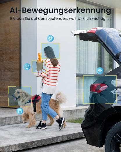 ieGeek S1 Überwachungskamera Aussen 2K mit Solarpanel und Akku