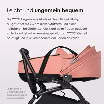 BABYZEN YOYO 0+ Liegewanne für Babys und Neugeborene - Toffee