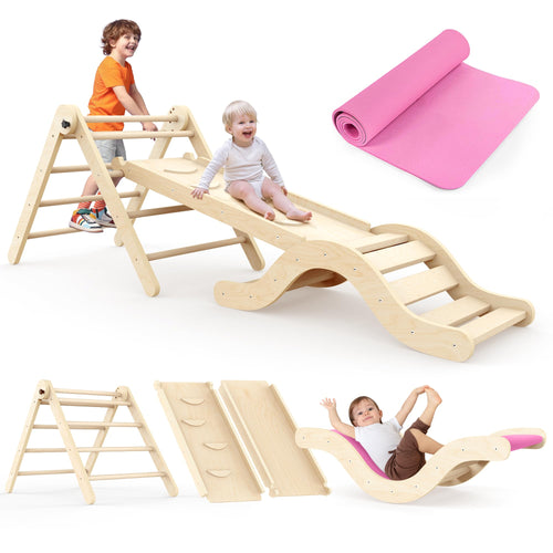 Montessori 7-in-1 Klettergerüst Indoor Spielset Kleinkind