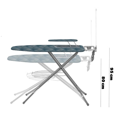 KADAX Dampfbügeltisch höhenverstellbar Ärmelbrett - Grün