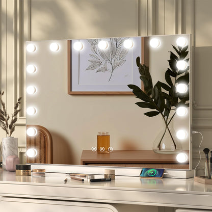 Ereousa Schminkspiegel Hollywood Touch Dimmbar LED - 80x62cm