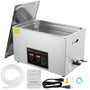 VEVOR Ultraschallreiniger 30 L Edelstahl 600 W mit Digitalanzeige, inklusive Reinigungskorb