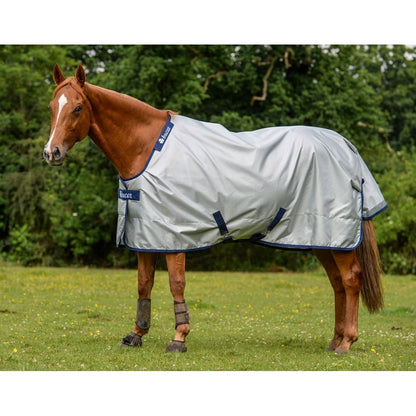 Bucas PowerTurnout Pferdedecke Light stay-dry 145 Silber