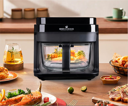 KHF-550 Heissluftfritteuse Airfryer – 5.5 Liter Glasfrittierkorb