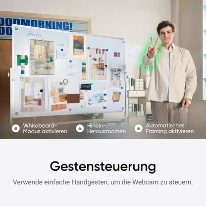 Insta360 Link 2C Standard Bundle Intelligente 4K Webcam Polarweiss