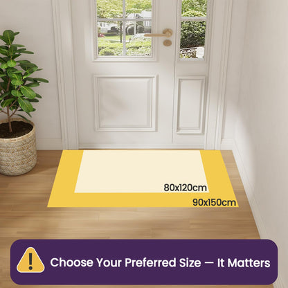 DEXI Sauberlauf Fussmatte 90x150 cm - Schwarz-grau