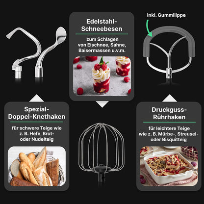 ProfiCook Küchenmaschine PC KM 1254 – 12L Schüssel 2500W